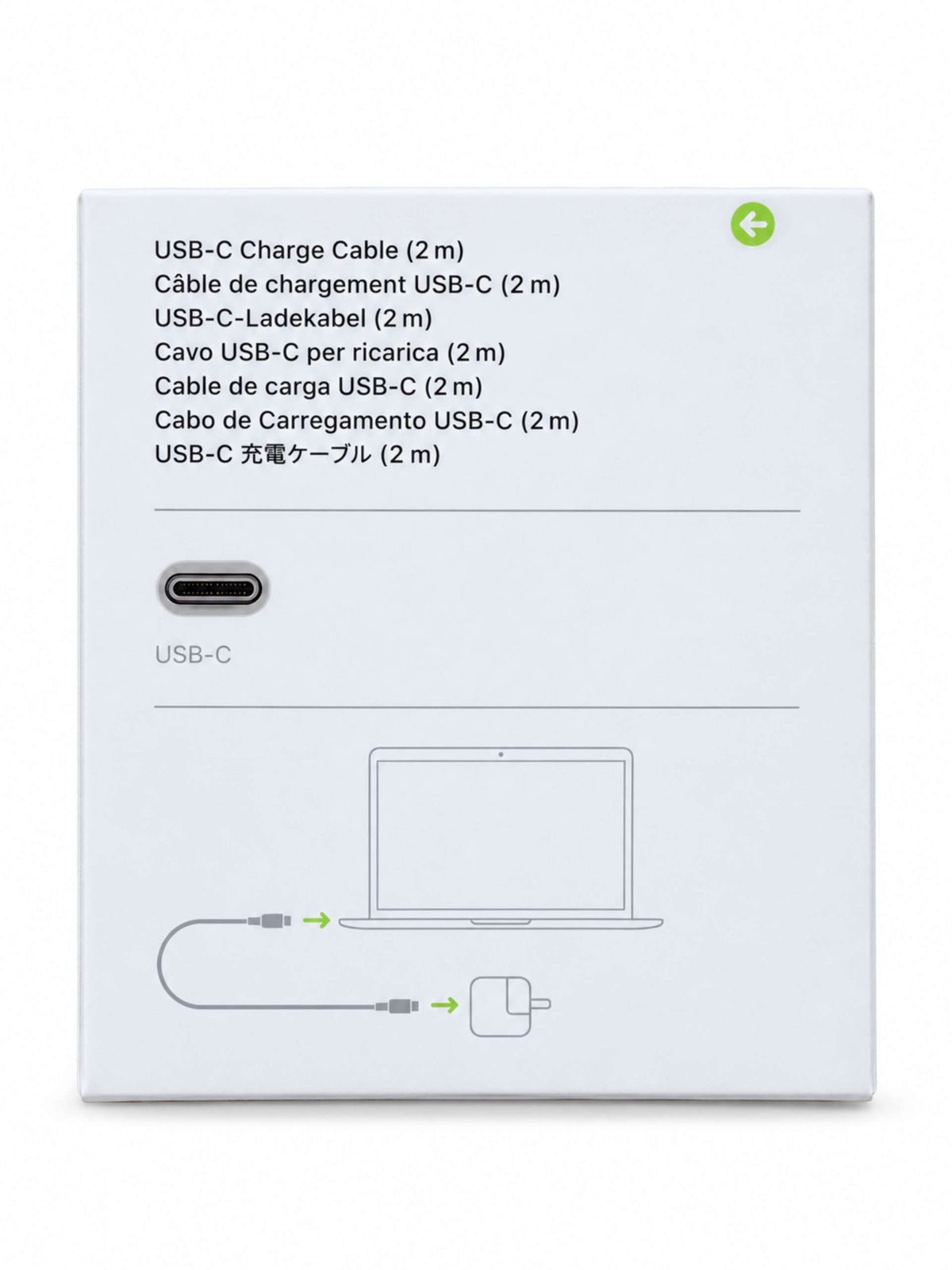 Cable Original Apple USB-C a USB-C 2 m