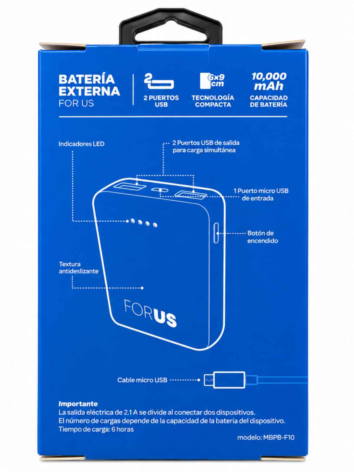 Batería Externa MOBO 10,000 mAh Power Bank – Rosa
