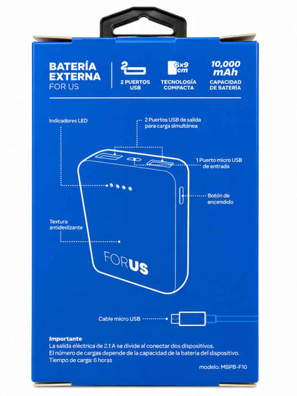 Batería Externa MOBO 10,000 mAh Power Bank – Rosa