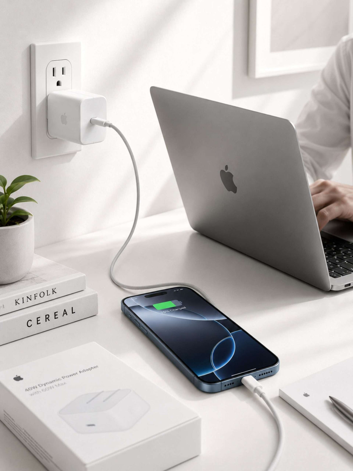Adaptador de Corriente Dinámico Apple 40W (máx. 60W)
