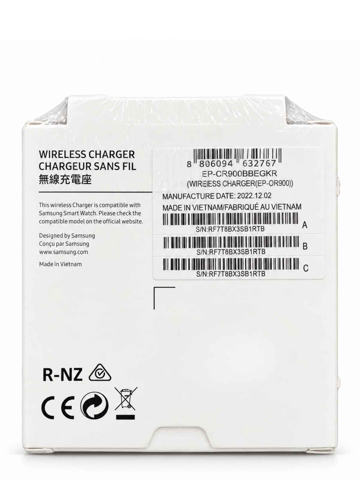 Cargador inalámbrico para Samsung Galaxy Watch USB-A