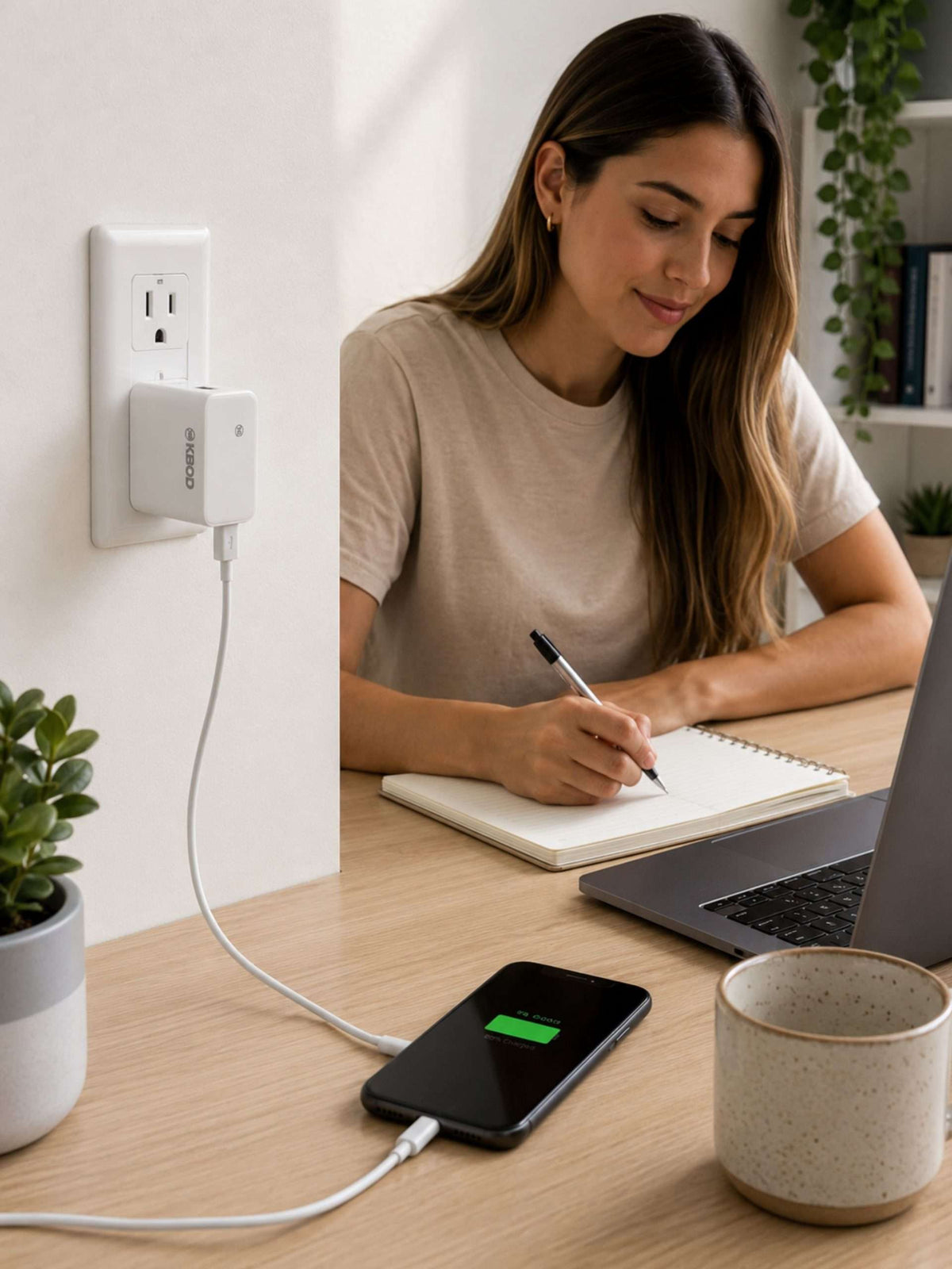Cargador de Pared 2.1A + Cable Micro USB | KBOD