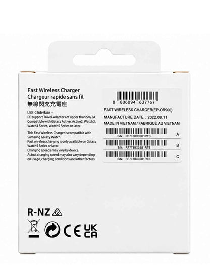 Cargador inalámbrico Samsung Galaxy Watch USB-C EP-OR900