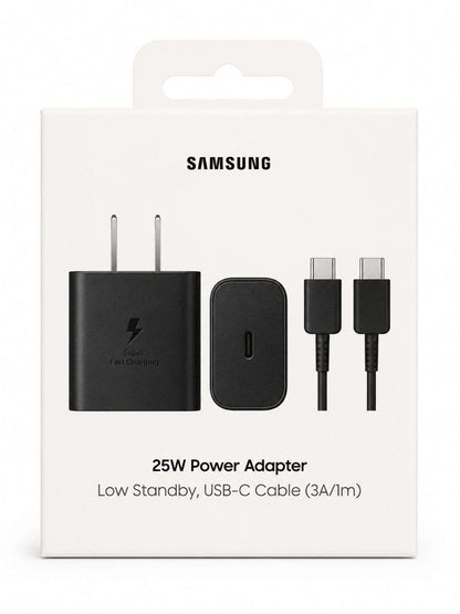Cargador Samsung original de 25W con cable de datos