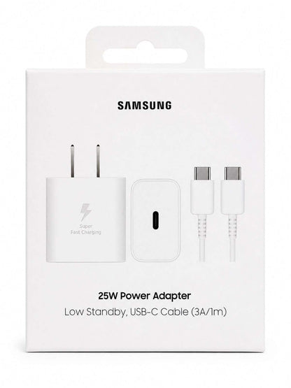 Cargador Samsung original de 25W con cable de datos