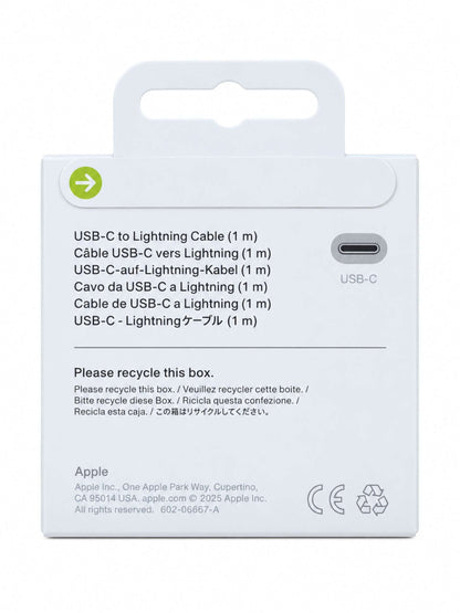 Cable Original Apple USB-C a Lightning 1 m