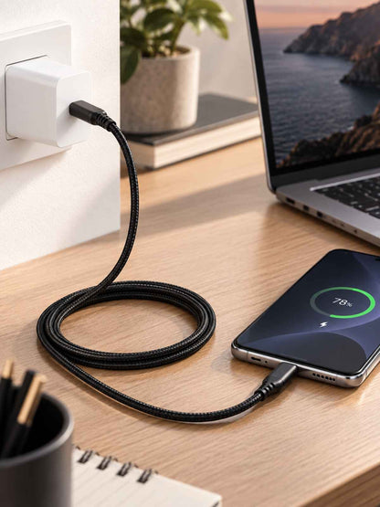 Cable Mcdodo USB-C a USB-C 60W PD 1m Nylon Trenzado