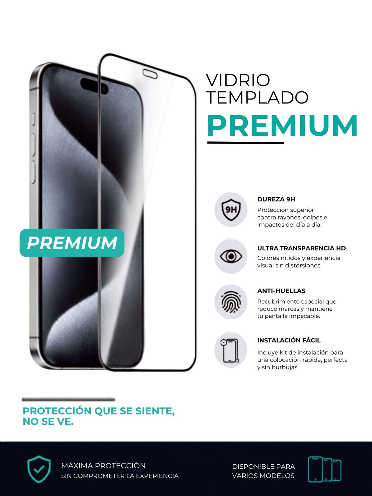 Protector de Pantalla Premium Progetto Tech