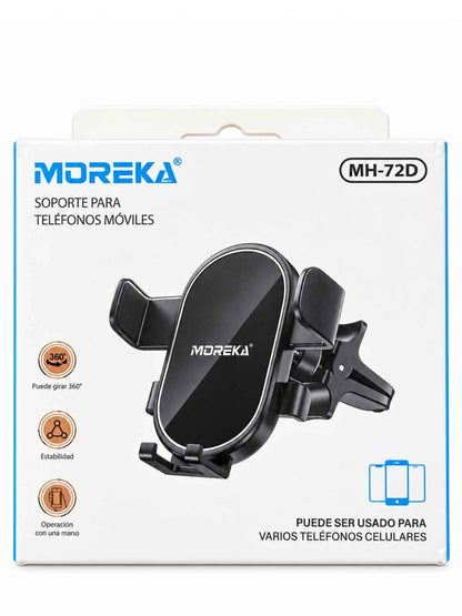 Soporte para celular de carro MOREKA MH-72D giratorio 360°