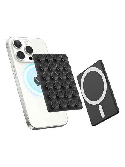 Soporte para teléfono con ventosas de silicon